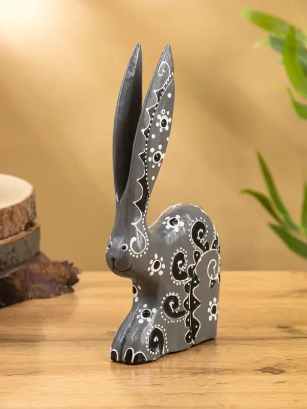 Сувенир Сувенир "Заяц" дерево 10х3х24 см