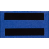 Карман для маркировки магнитный синий 113x53 мм горизонатльный (10шт/уп)