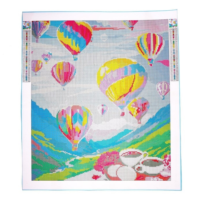 Алмазная мозаика с полным заполнением «Воздушные шары» 50х60 см Алмазная мозаика с полным заполнением «Воздушные шары» 50х60 см