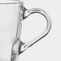 Кружка &laquo;Норд&raquo;, 270 мл, стекло, прозрачная