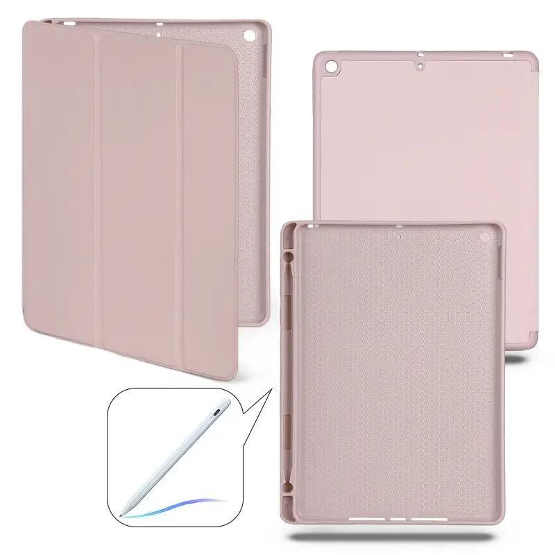 Чехол-книжка для iPad 10.2 (2019/2020/2021) Smart Сase (Pencil) Pink Sand №14