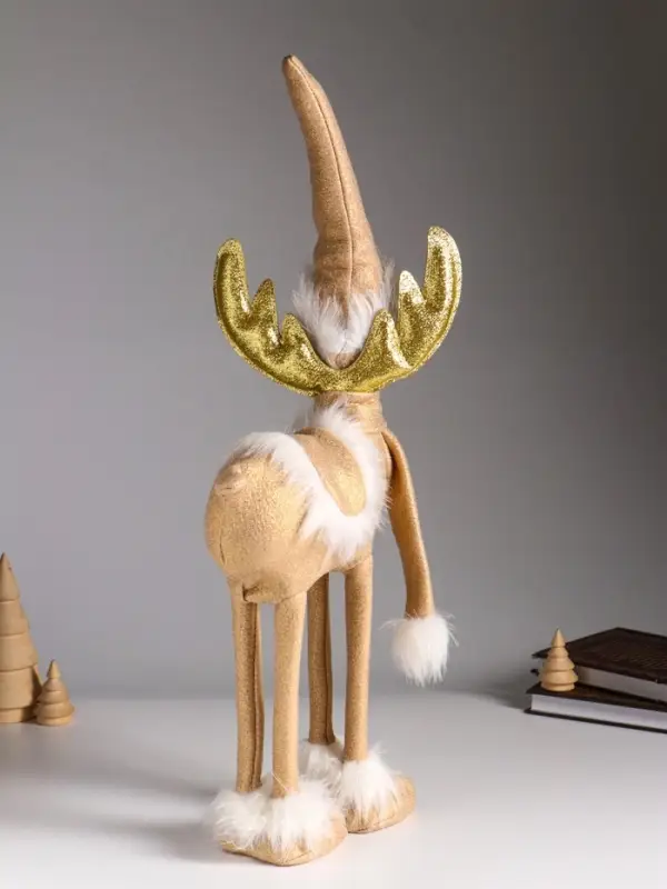 Кукла интерьерная "Лось - золотые рога" 22х12х48 см