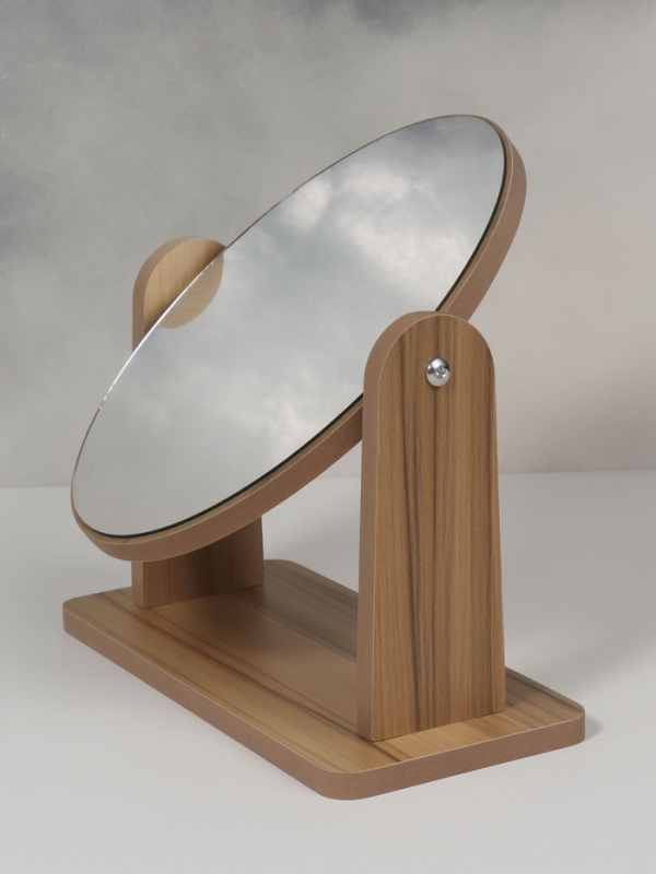 Зеркало настольное овал (1) б/увел ЭКО 12*17/17,5*19см дерево пакет QF Зеркало настольное овал (1) б/увел ЭКО 12*17/17,5*19см дерево пакет QF