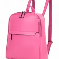 Рюкзак-сумка женский на молнии, с карманами, размер 27&times;9.5&times;32 см, фуксия