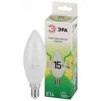 Лампа светодиодная LED 15 Вт 1500Лм 3000К свеча теплый E14 220-240В LED B35-15W-830-E14 Green Line