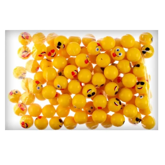 Мяч каучуковый «Смайлики», 3,2 см Мяч каучуковый «Смайлики», 3,2 см