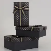 Набор подарочных коробок 3 в 1, прямоугольные 23&times;16&times;9.5 21&times;14&times;8.0 19&times;12&times;6.5 см