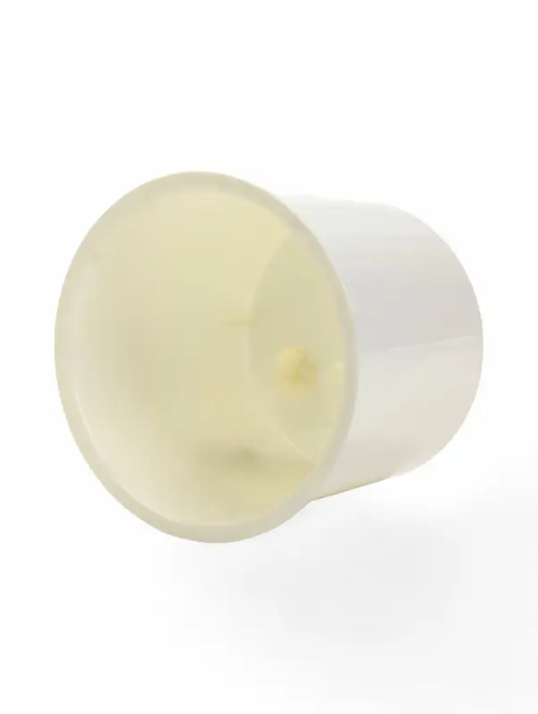 Кашпо со вставкой 2,5 л d15,7 см h15,6см  Кашпо со вставкой 2,5 л d15,7 см h15,6см "Genius" пластик белый