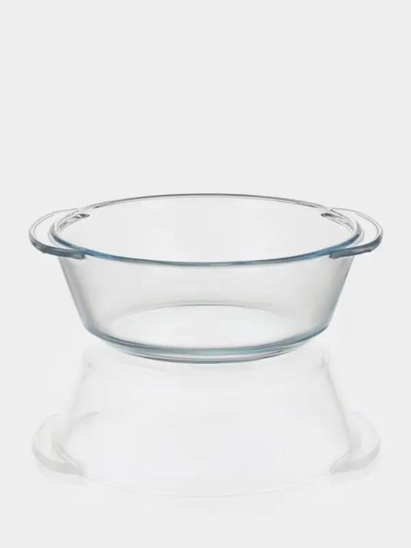 Набор кастрюль из жаропрочного стекла для запекания Доляна &laquo;Гратен&raquo;, 3 предмета: 0.7 л, 1 л, 1.5 л, с крышками