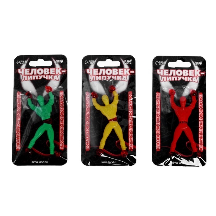 Липучка человек «Монстр», цвета МИКС Липучка человек «Монстр», цвета МИКС