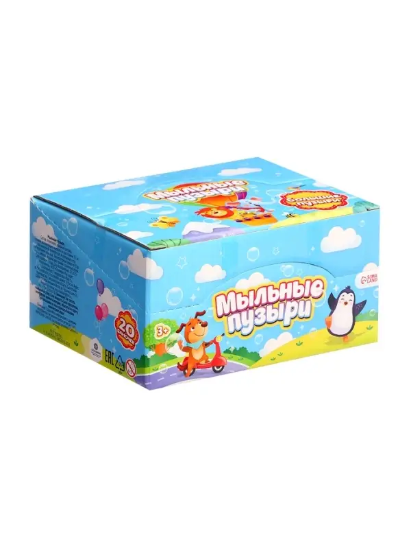 Мыльные пузыри &laquo;Забияка&raquo;, 35 мл, набор 20 шт.