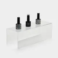 Подставка ступенька одинарная, 30&times;10&times;10 см, оргстекло 2 мм