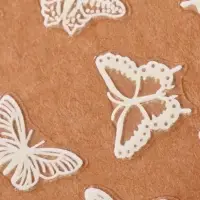 Наклейки для ногтей &laquo;Бабочки&raquo;, флуоресцентные, белые