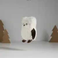 Интерьерная кукла текстильная &laquo;Совушка белая&raquo;, 5&times;8.8&times;10 см