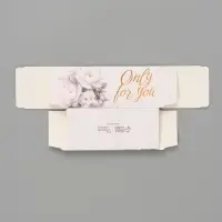 Коробка подарочная с окном Only for you, 12&times;5.5&times;5.5 см, самосборная