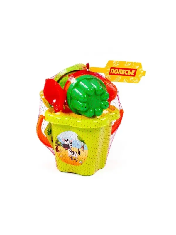 Набор игрушек для песочницы, 8 предметов: ведро, ситечко, совок, грабельки, лейка, формочки, МИКС