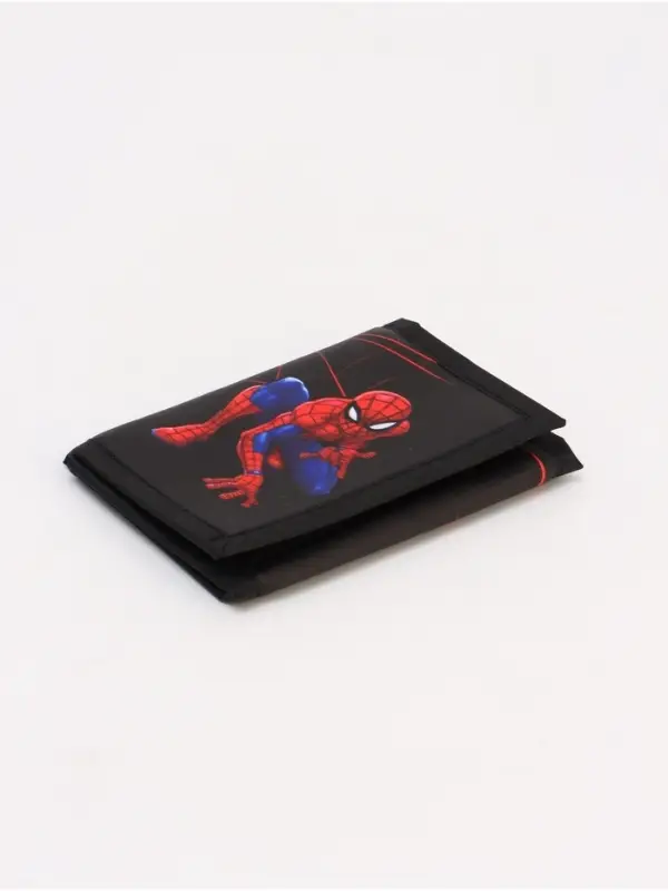 Кошелек детский на липучке, Человек паук