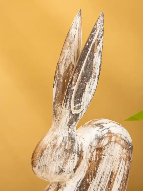 Набор сувенирный "Зайцы" дерево, h - 25,20 и 15 см