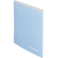 Блокнот Attache Акварель гребень картон А5 60л голубой