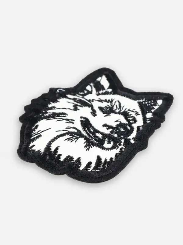 Термоаппликация «Волк», 7×6 см, разноцветная Термоаппликация «Волк», 7×6 см, разноцветная