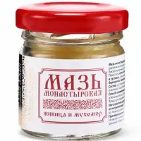 Мазь натуральная заживляющая Живица и мухомор, &laquo;Святая рука&raquo;, 30 мл