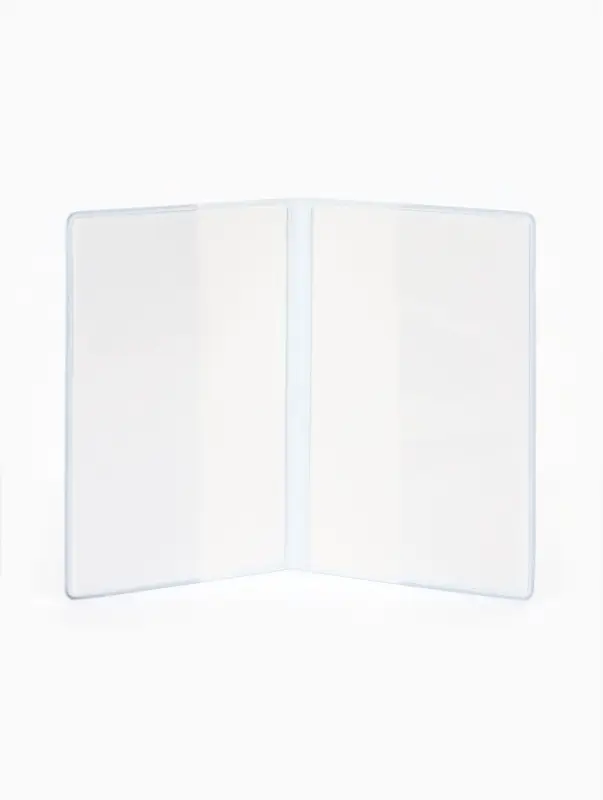 Обложка на военный билет, с тиснением, коричневая