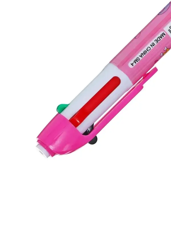 Ручка шариковая многоцветная Calligrata, автоматическая, 4 цвета, с рисунком, МИКС Ручка шариковая многоцветная Calligrata, автоматическая, 4 цвета, с рисунком, МИКС