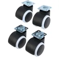 Колесо мебельное ТУНДРА, d=50 мм, на площадке 35х35 мм, набор 4 шт Колесо мебельное ТУНДРА, d=50 мм, на площадке 35х35 мм, набор 4 шт