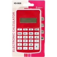 Калькулятор карманный, 08-разрядный, 5828 корпус, красный