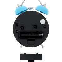 Часы - будильник настольные "Классика", дискретный ход, 12 х 8.5 см, АА, голубые Часы - будильник настольные "Классика", дискретный ход, 12 х 8.5 см, АА, голубые