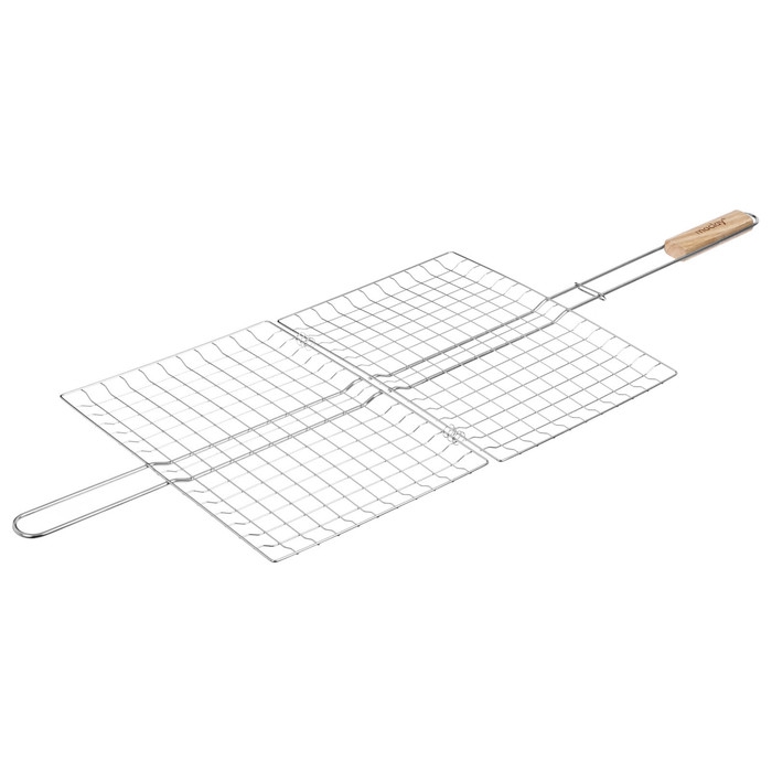 Решётка гриль для рыбы maclay, 25x34 см, нержавеющая сталь, для мангала Решётка гриль для рыбы maclay, 25x34 см, нержавеющая сталь, для мангала