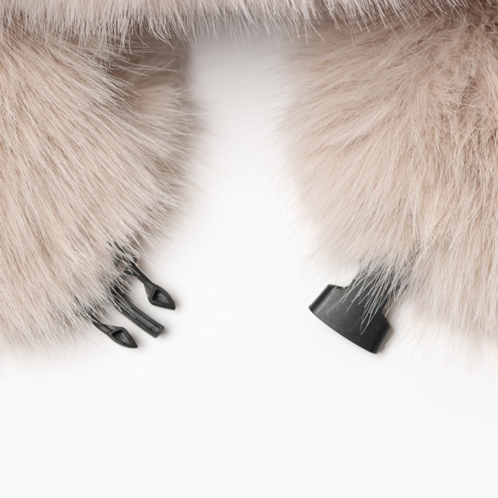 Шапка-ушанка женская MINAKU, цвет песочный, р-р 56-58