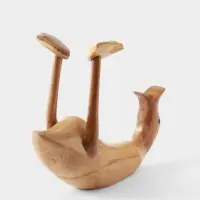Подставка под бутылку &laquo;Уточка&raquo;, 28&times;14&times;23 см, дерево