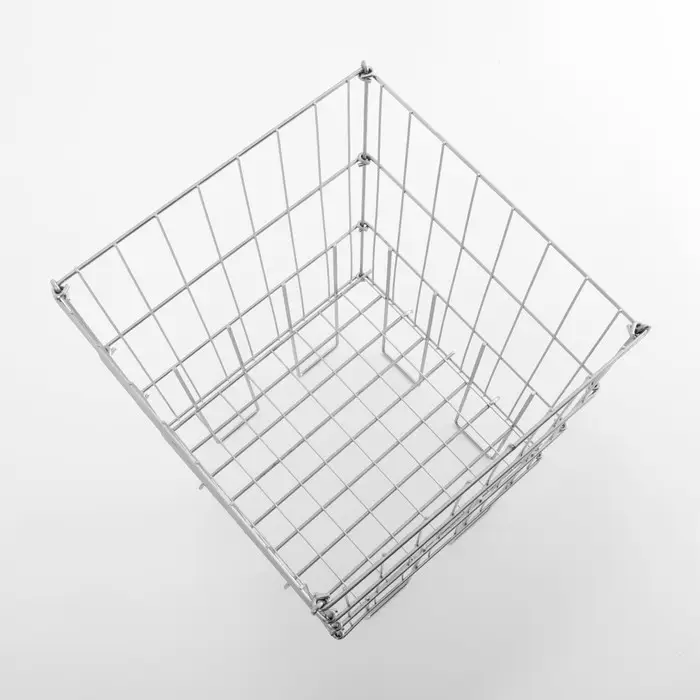 Корзина для распродаж 40&times;40&times;78 см, цвет хром