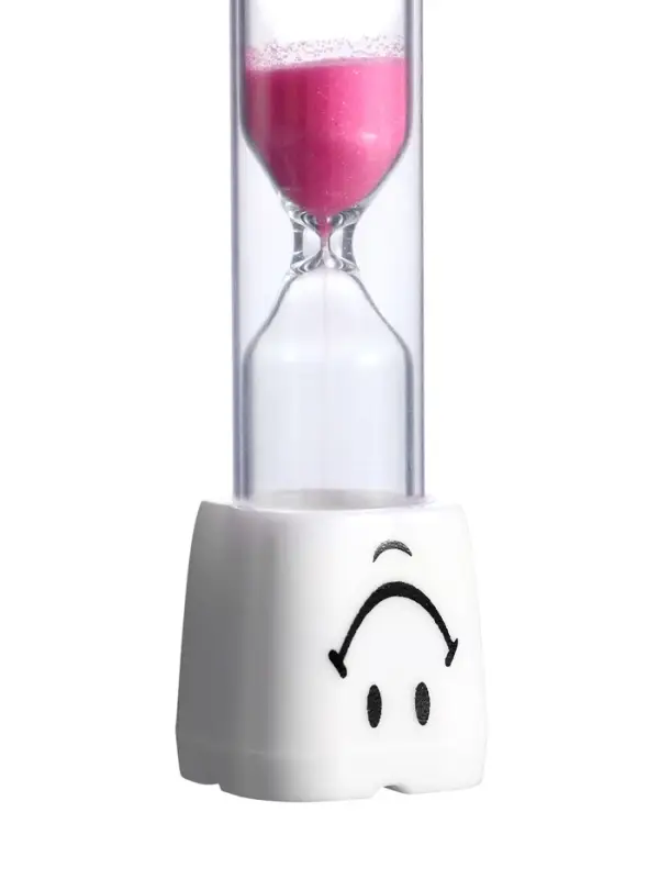 Часы песочные &laquo;Зубик&raquo; на 10 минут, 9&times;2.1 см, розовые