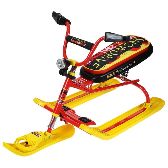 Снегокат Nika Snowdrive, СНД3/SD4, цвет красный/жёлтый Снегокат Nika Snowdrive, СНД3/SD4, цвет красный/жёлтый