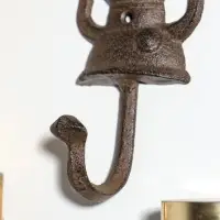 Крючок настенный &laquo;Походный фонарь&raquo;, ключница декоративная, чугун, 19&times;8&times;8.8 см