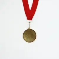 Медаль с уф-печатью "Ты звезда", диам. 5 см. Цвет зол. С лентой