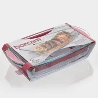 Форма для запекания Paşabah&ccedil;e Borcam, 2.8 л, с крышкой, жаропрочное стекло, прозрачная