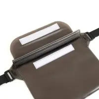 Сумка поясная, водонепроницаемая, чёрная, 22&times;18 см