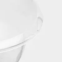 Миска с мерным делением, 2 л, пластик, прозрачная