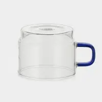 Набор кружек Доляна &laquo;Квартет&raquo;, 4 шт., 250 мл. на металлической подставке, стекло, прозрачный