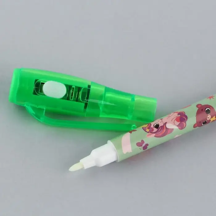 Ручка прикол шариковая 2 в 1 «Милые зверята»