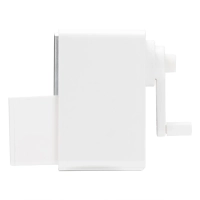 Точилка для карандашей механическая Deli 71160 1 отверстие пластик, белый