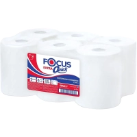 Полотенца бумажные д/дисп. FOCUS Extra Quick 2сл 150м 6рул/уп цел 5046577