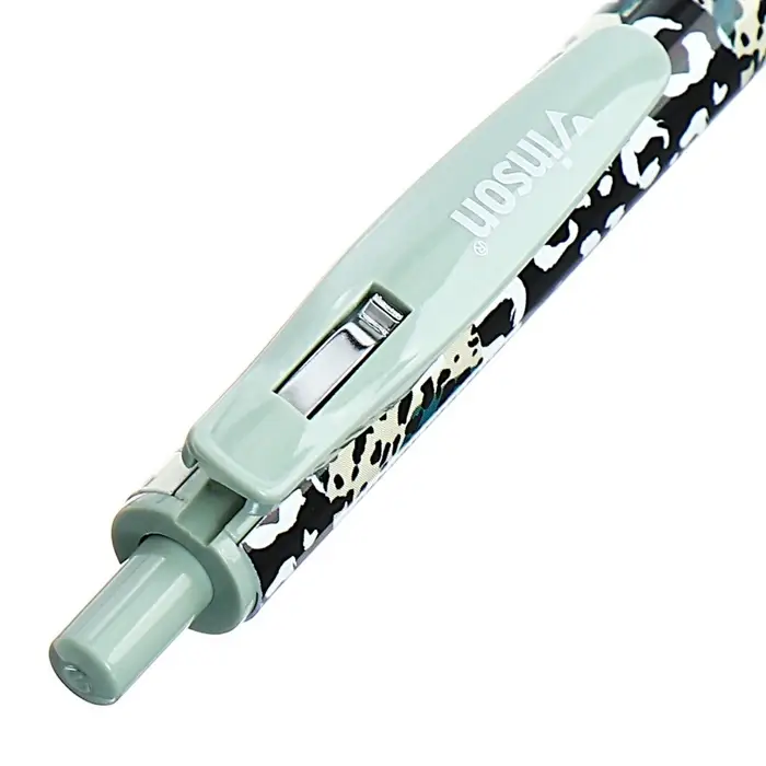 Ручка шариковая автоматическая 0.7 мм, Vinson, синяя масляная, резиновый держатель