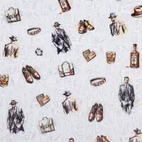 Бумага упаковочная, глянцевая «Мода», двусторонняя, 50×70 см