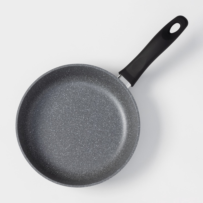 Сковорода Доляна «Марбл», d=24 см, пластиковая ручка, антипригарное покрытие Сковорода Доляна «Марбл», d=24 см, пластиковая ручка, антипригарное покрытие