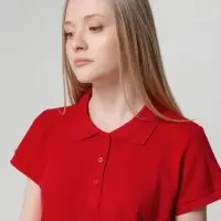 Рубашка поло женская Virma lady, красная, размер L
