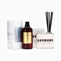 Набор диффузор ароматический Aromame, белый чай, 500 мл, прямоугольная банка